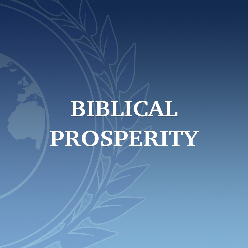 Biblical Prosperity