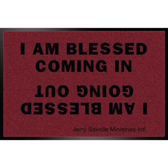 Picture of Doormat - I Am Blessed Coming And Going